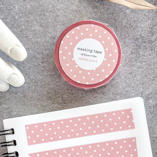 Papier Platz / Washi Tape - Dot Pink