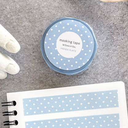 Papier Platz / Washi Tape - Dot Sky Blue