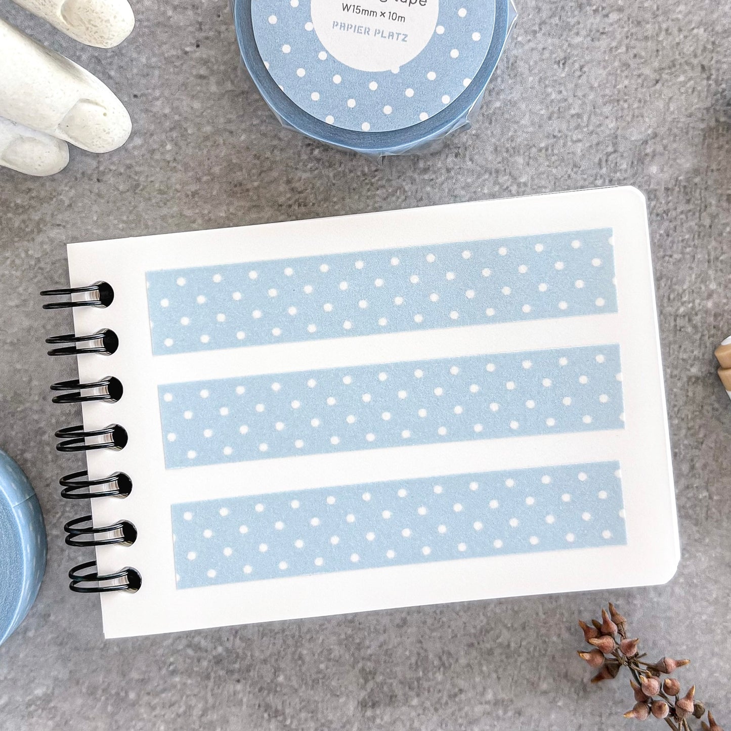 Papier Platz / Washi Tape - Dot Sky Blue