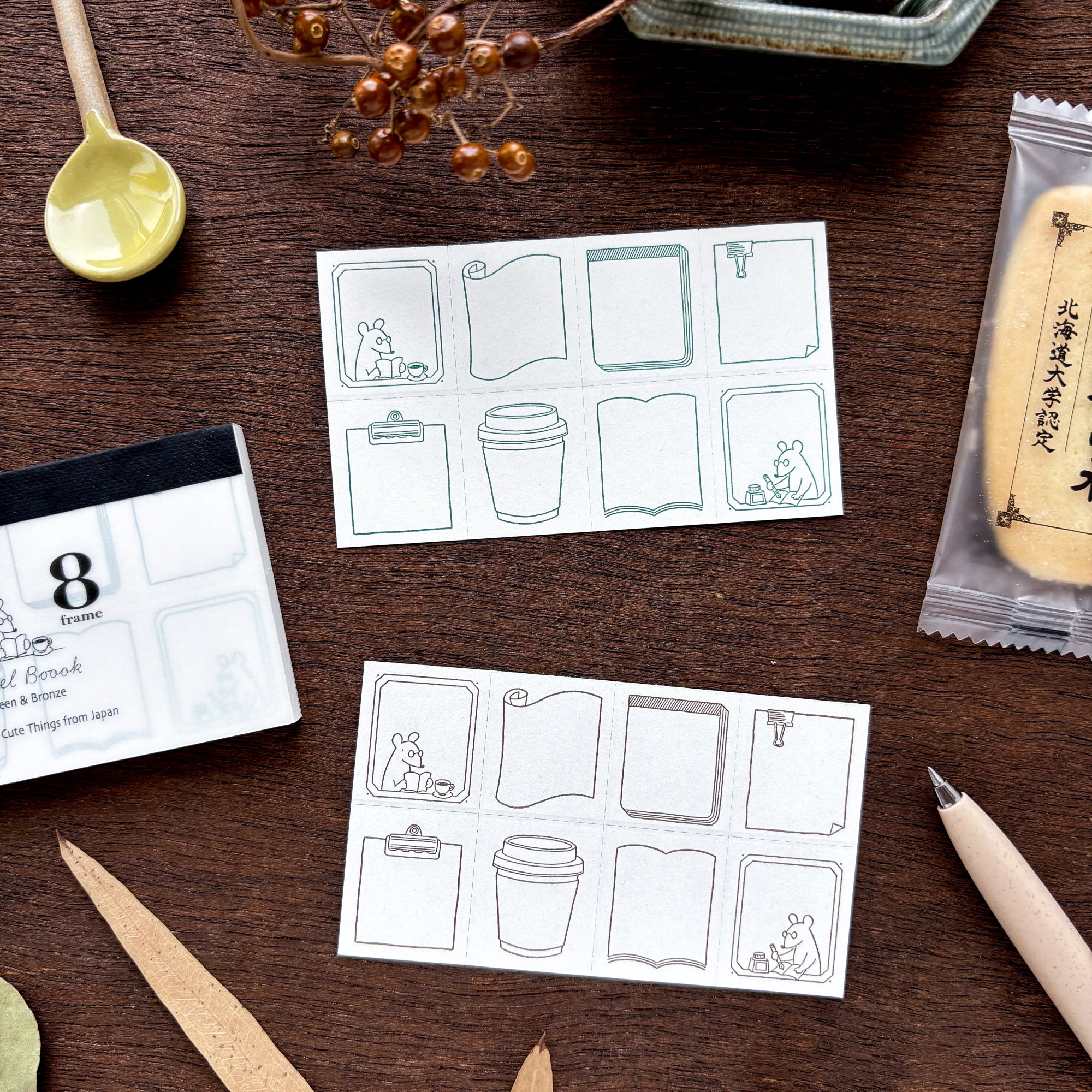 MiiCHOS x CTJF / Letterpress 8 Patterns Label Book