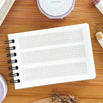 Papier Platz / Washi Tape - Grid Purple