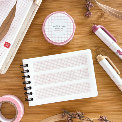 Papier Platz / Washi Tape - Grid Pink