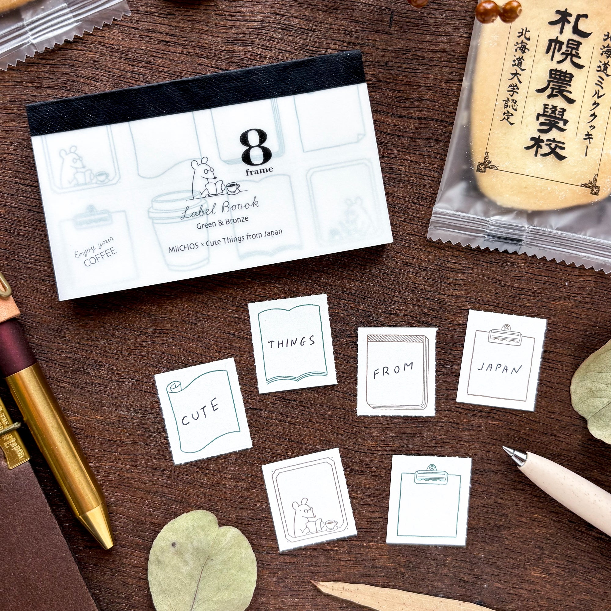 MiiCHOS x CTJF / Letterpress 8 Patterns Label Book