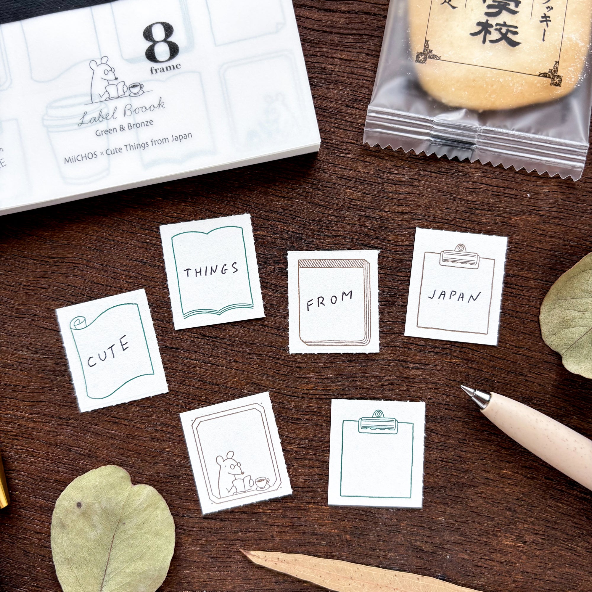 MiiCHOS x CTJF / Letterpress 8 Patterns Label Book