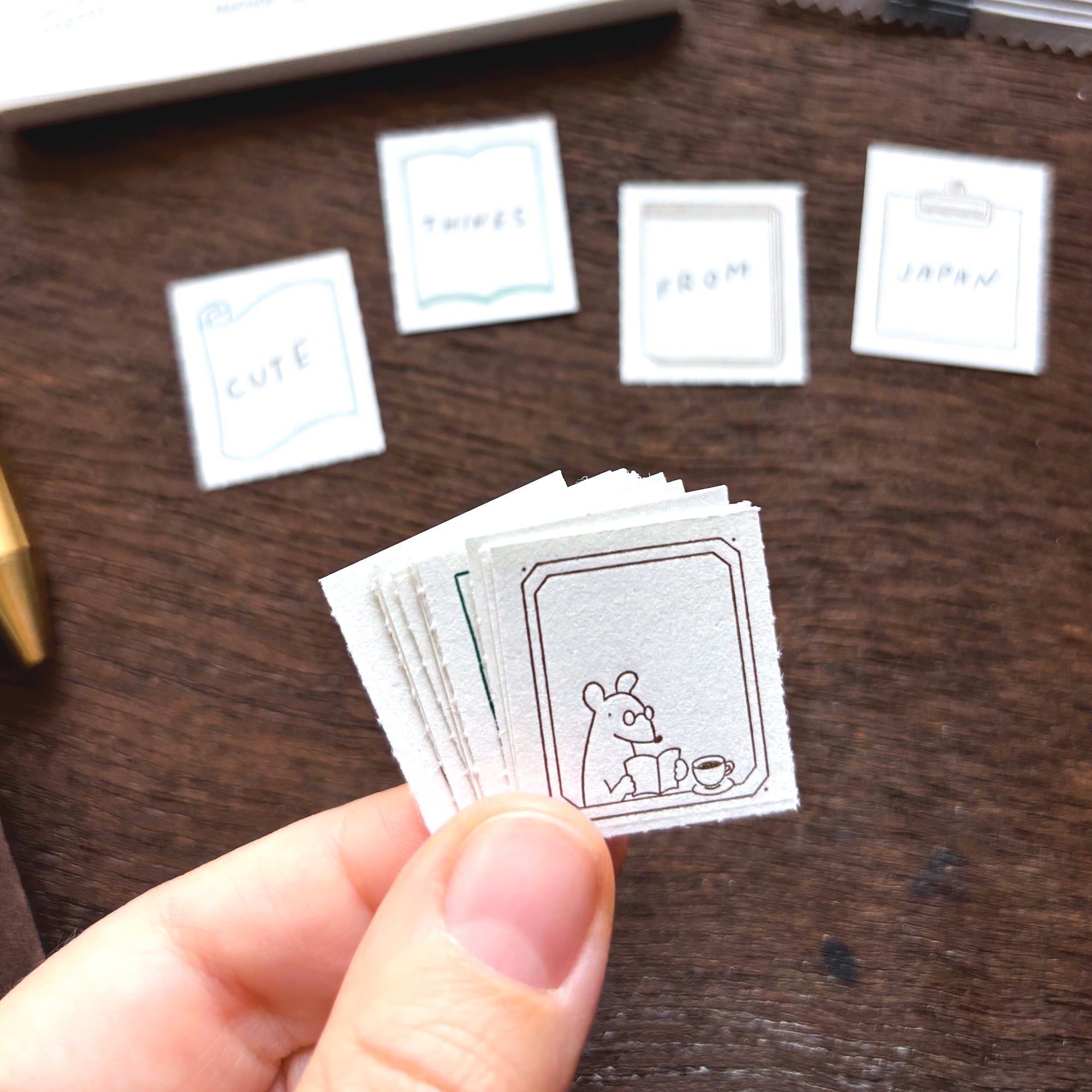 MiiCHOS x CTJF / Letterpress 8 Patterns Label Book