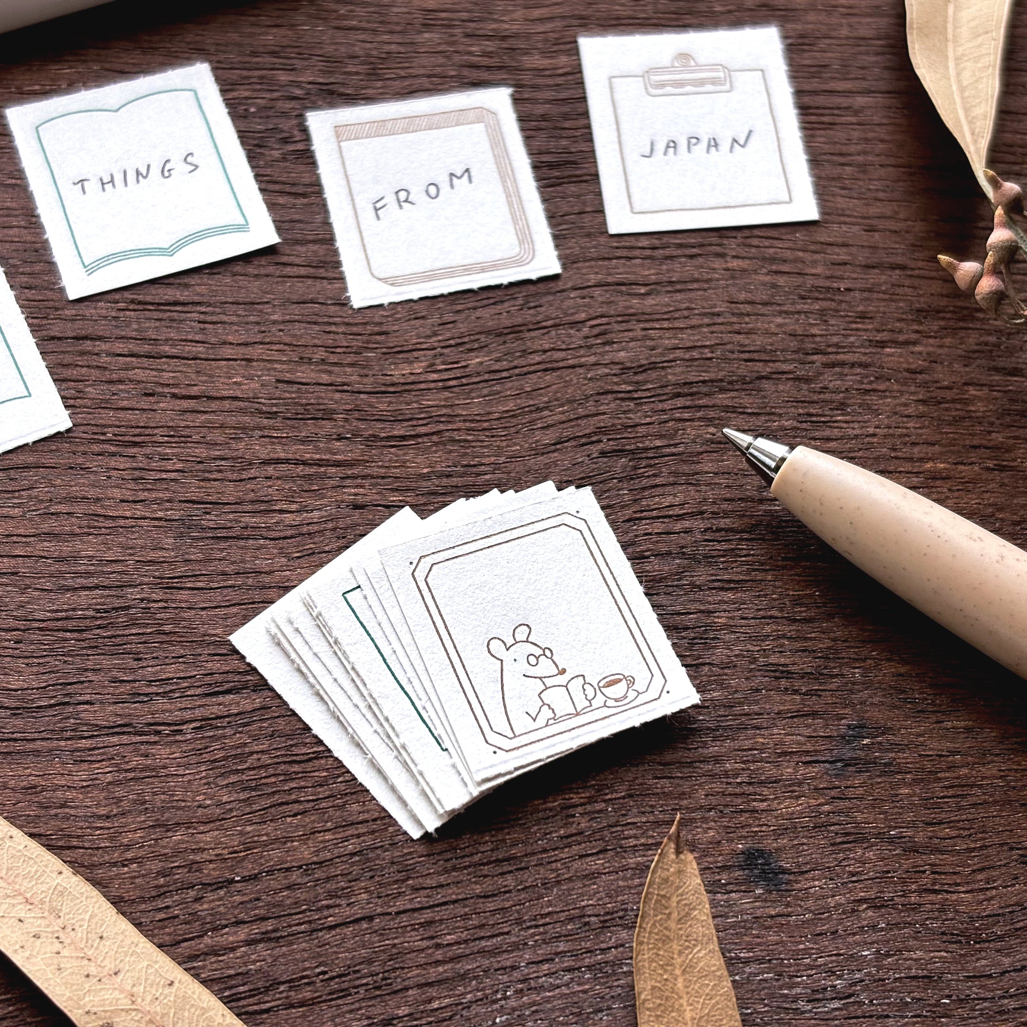MiiCHOS x CTJF / Letterpress 8 Patterns Label Book