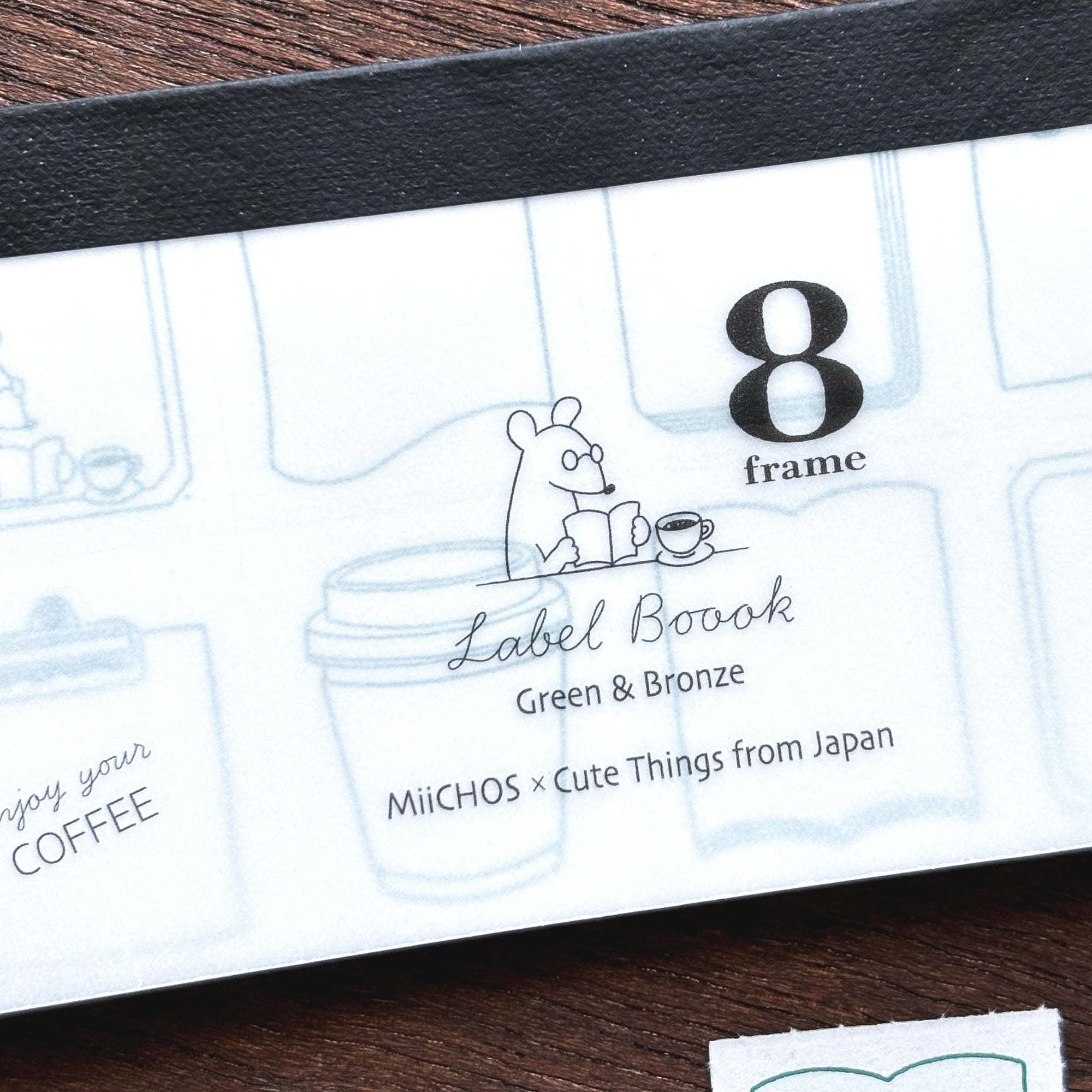 MiiCHOS x CTJF / Letterpress 8 Patterns Label Book