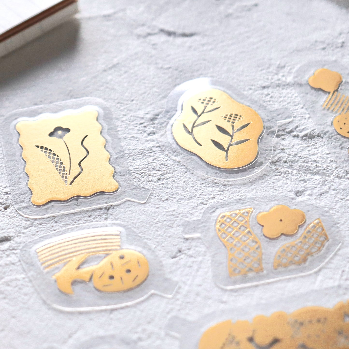 KITTA Shiny Flake Stickers - Flower Song