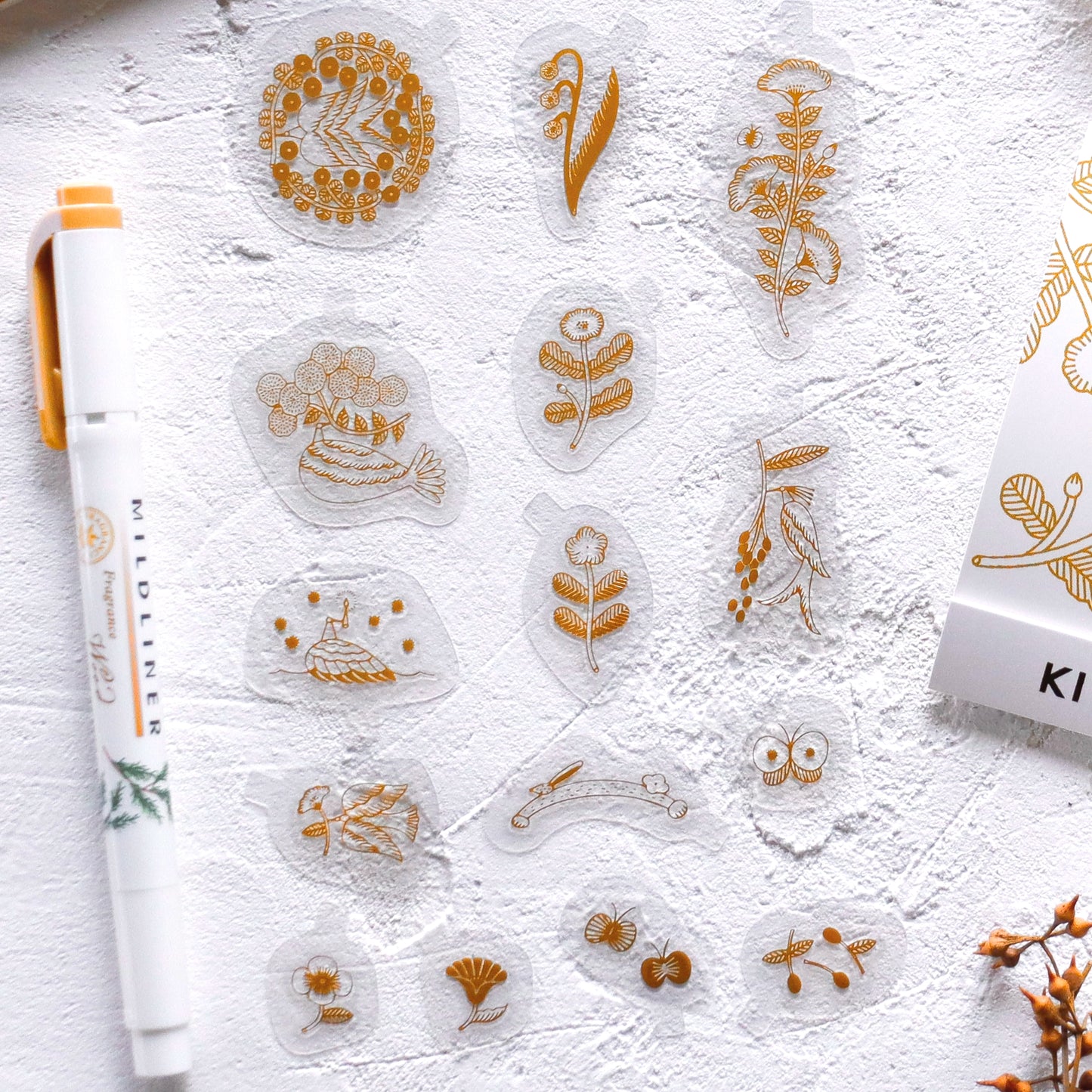 KITTA Shiny Flake Stickers - Shine