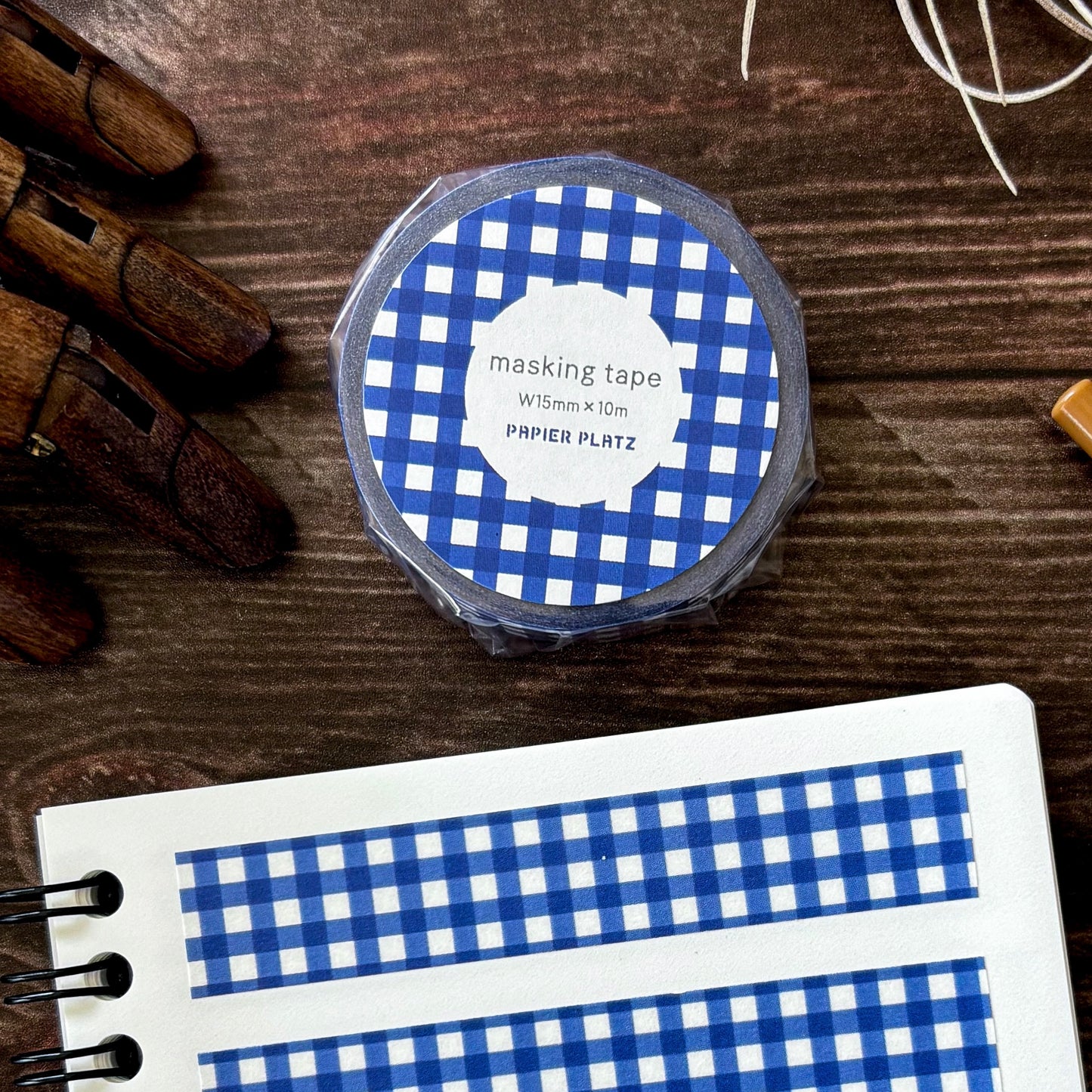 Papier Platz / Washi Tape - Checkered (Ultramarine)