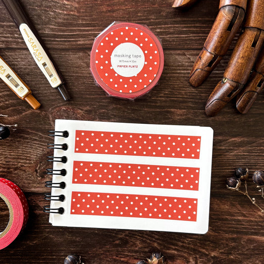 Papier Platz / Washi Tape - Dot Red