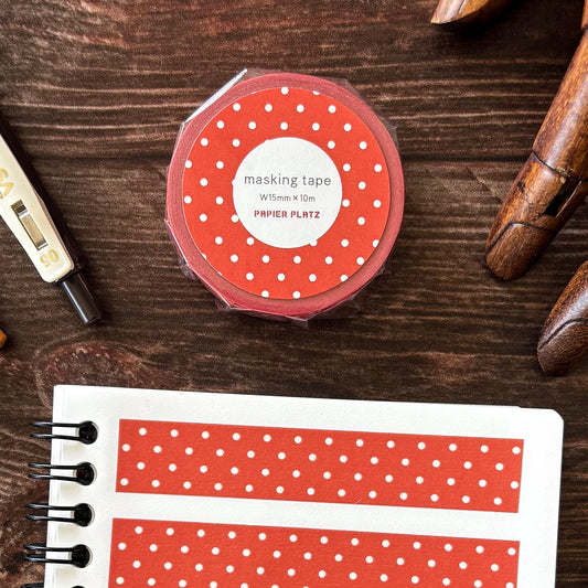 Papier Platz / Washi Tape - Dot Red