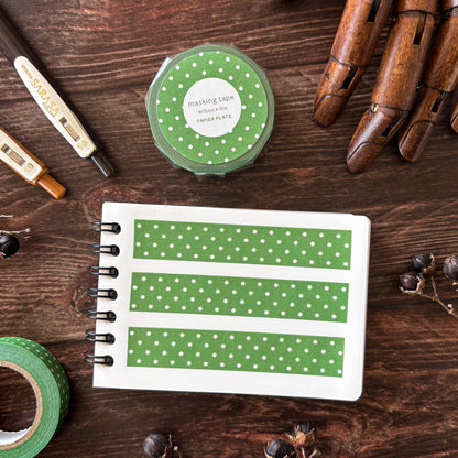 Papier Platz / Washi Tape - Dot Green