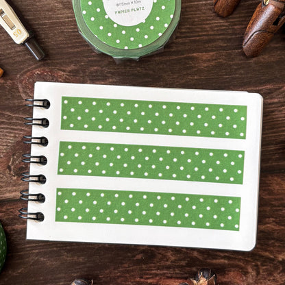 Papier Platz / Washi Tape - Dot Green