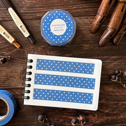 Papier Platz / Washi Tape - Dot Blue