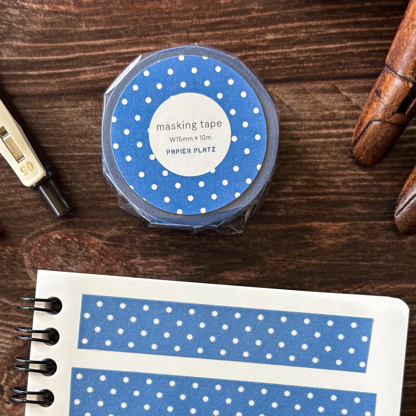 Papier Platz / Washi Tape - Dot Blue