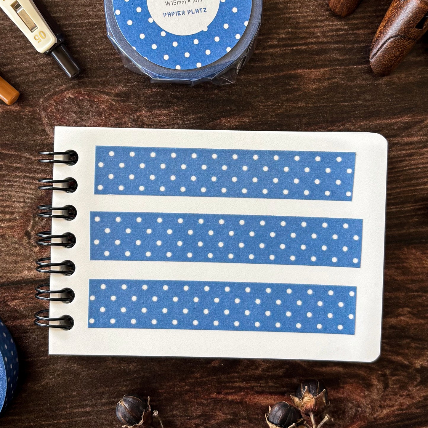 Papier Platz / Washi Tape - Dot Blue
