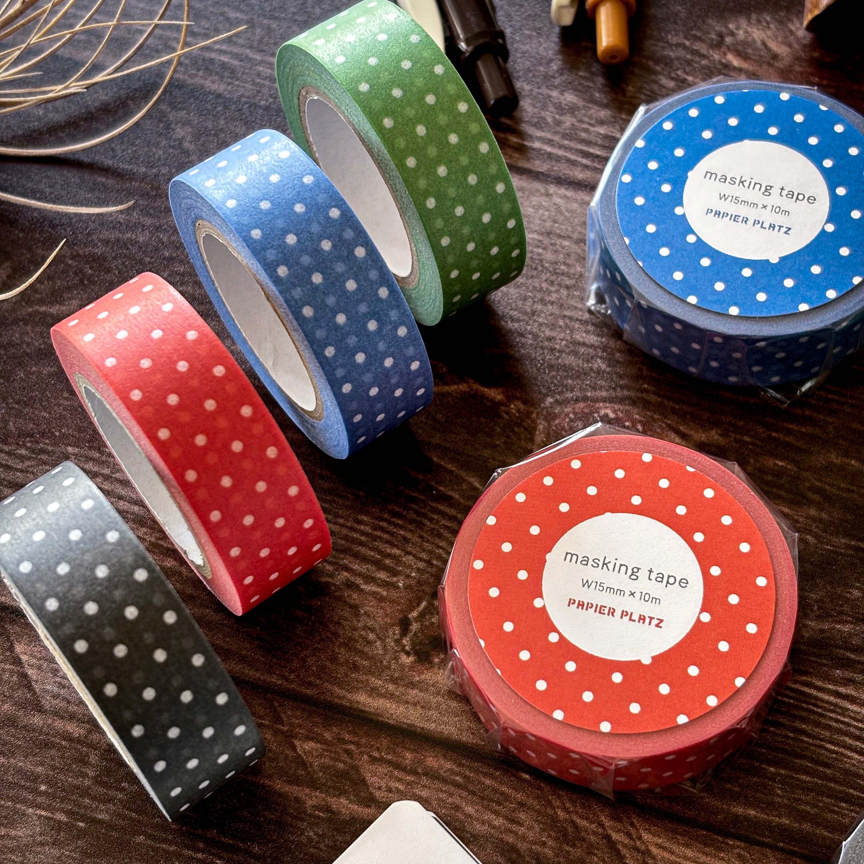 Papier Platz / Washi Tape - Dot Blue