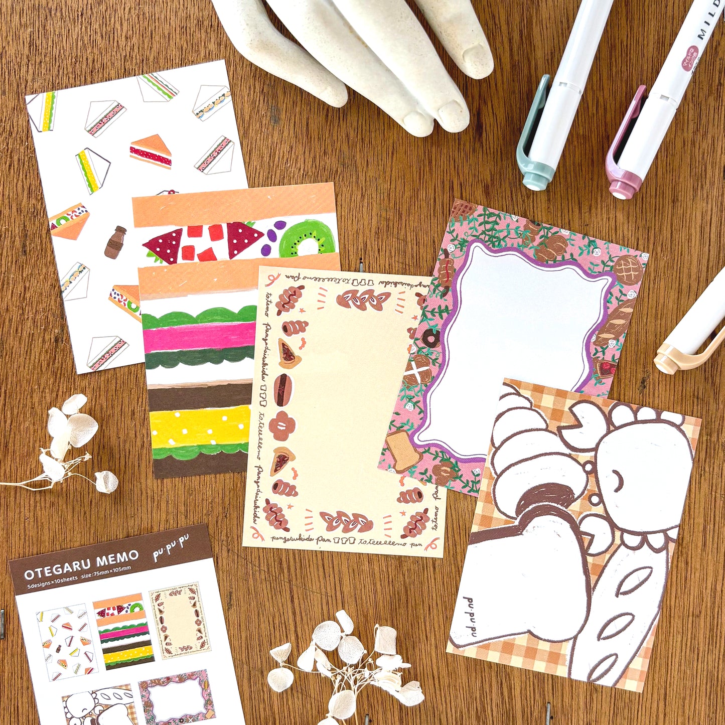 PUPUPU / Memo Pad - Sandwich