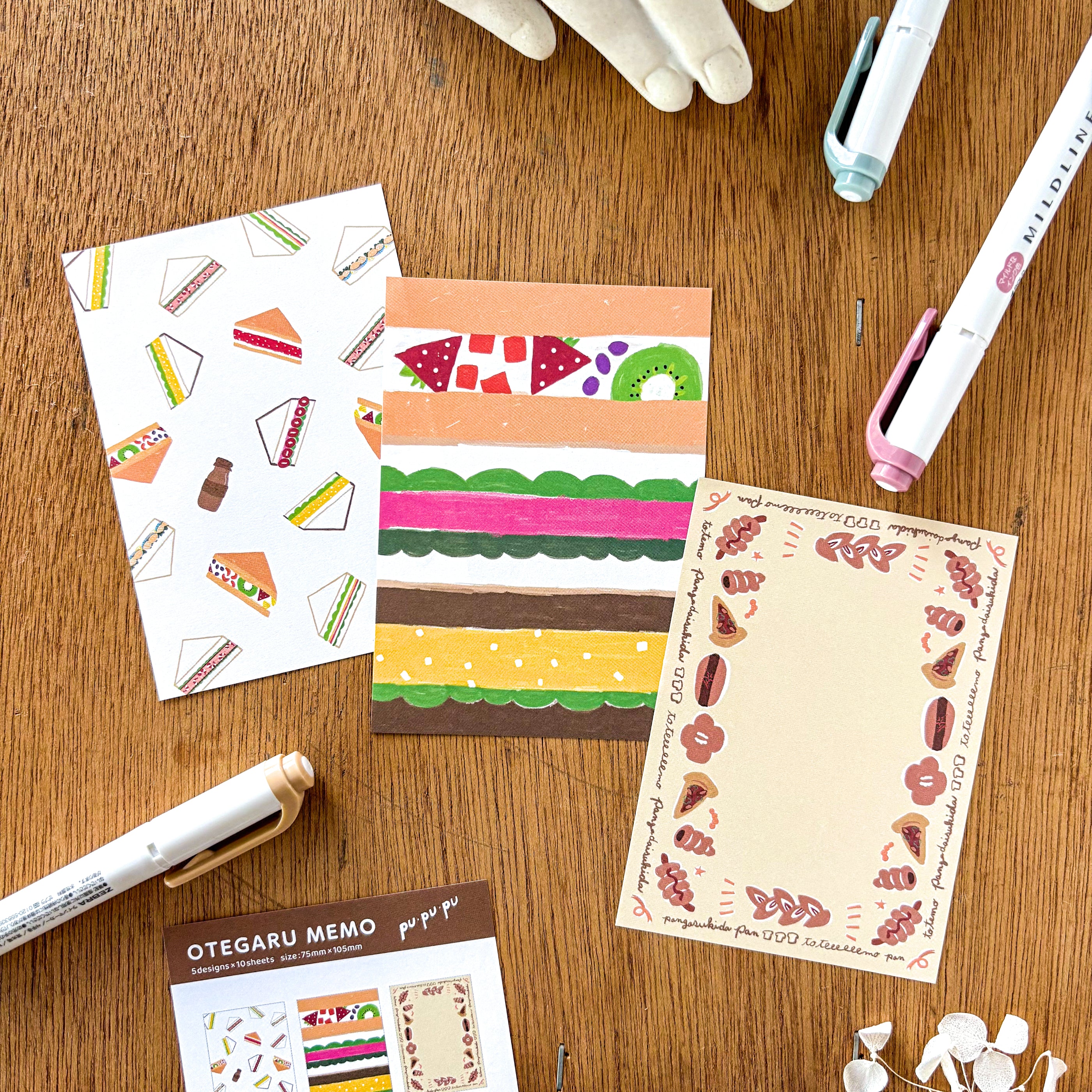 PUPUPU / Memo Pad - Sandwich