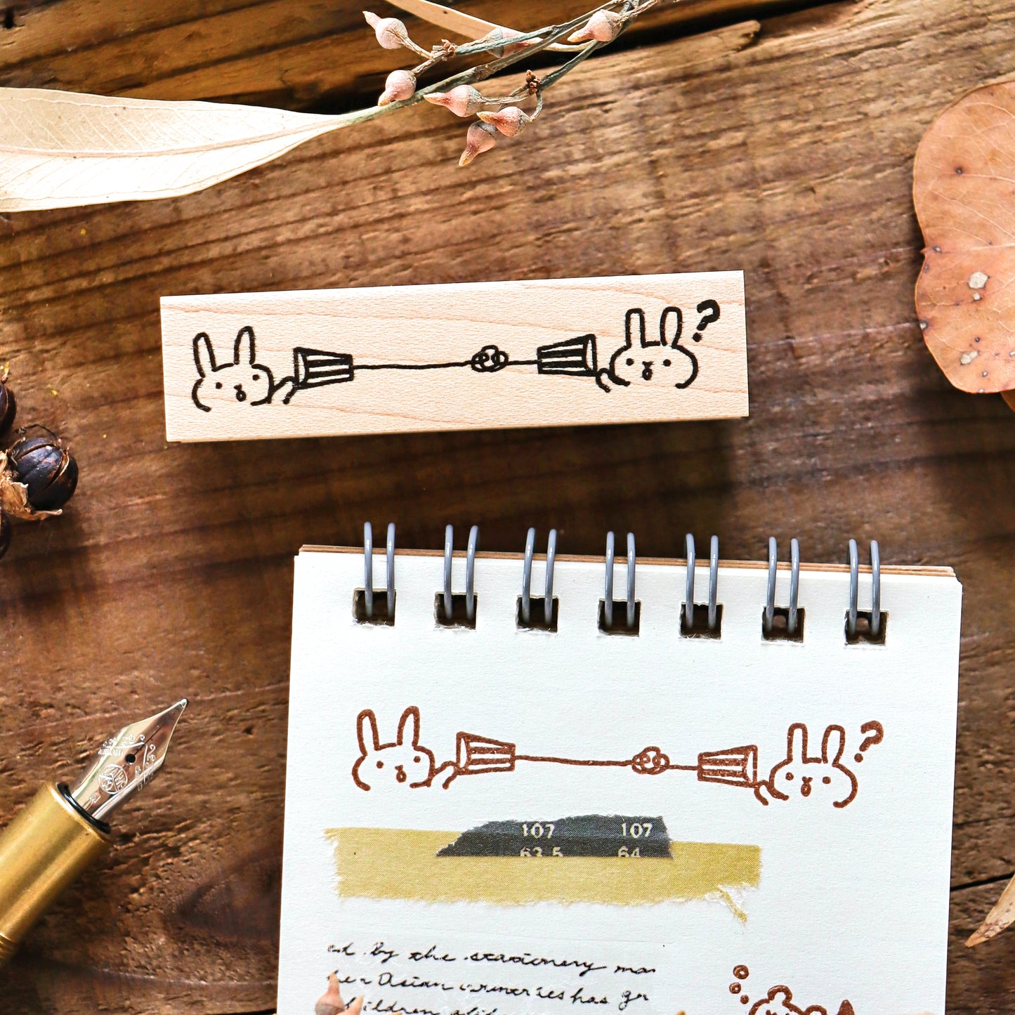 Hankodori / Rubber Stamp - Hello?