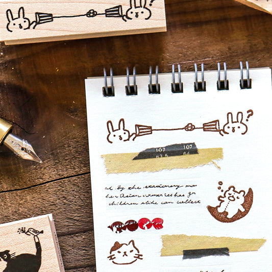 Hankodori / Rubber Stamp - Hello?