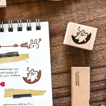 Hankodori / Rubber Stamp - Sleeping Bear
