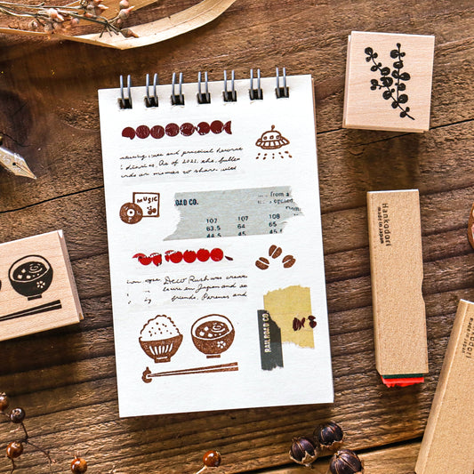 Hankodori / Rubber Stamp - Japanese Food