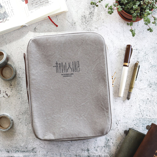 THE SUPERIOR LABOR / キャンバスミッションケース【グレー・L】