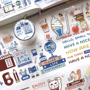 eric / Foil-Stamped Clear Roll Stickers