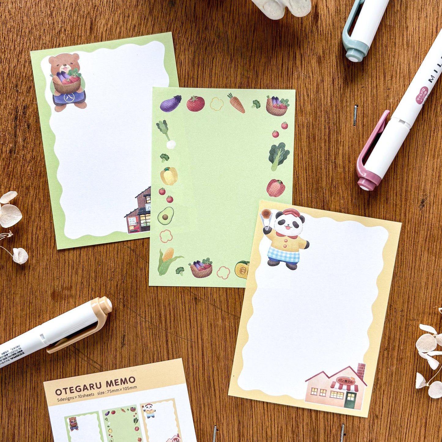NATSUNOKA / Memo Pad - Animal Shop