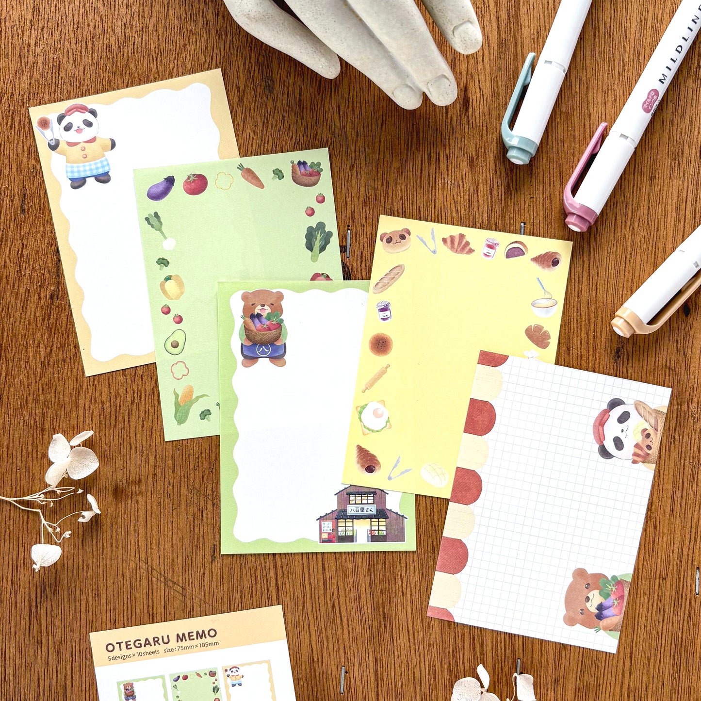 NATSUNOKA / Memo Pad - Animal Shop