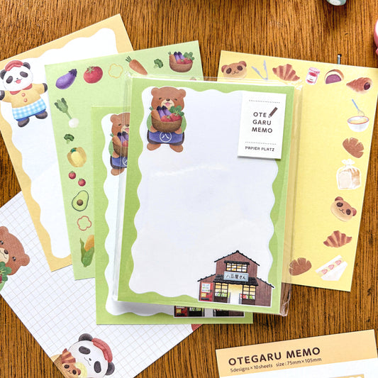 NATSUNOKA / Memo Pad - Animal Shop