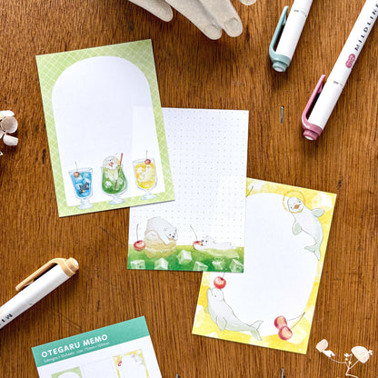 NATSUNOKA / Memo Pad - Animal Soda