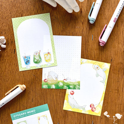 NATSUNOKA / Memo Pad - Animal Soda