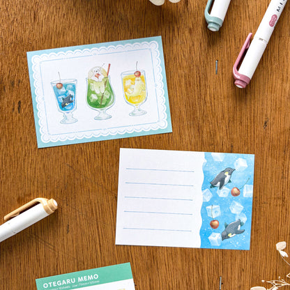 NATSUNOKA / Memo Pad - Animal Soda