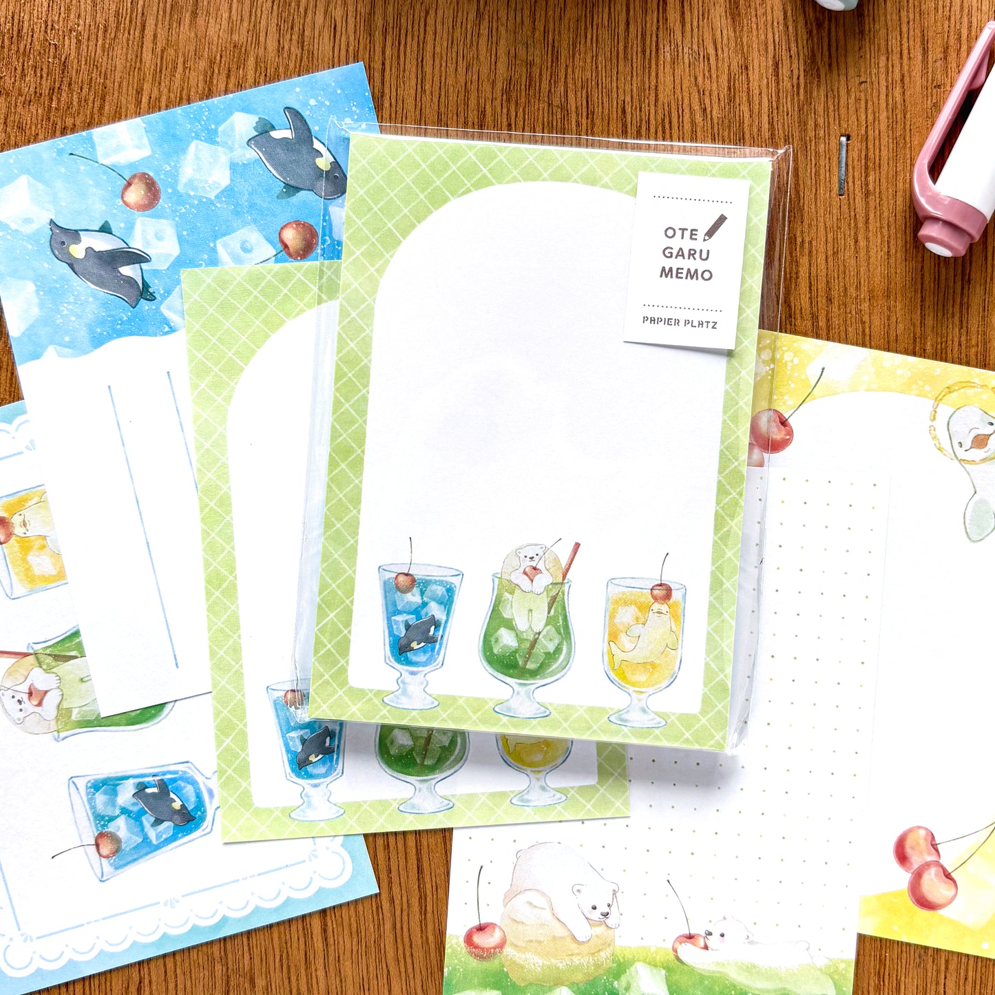 NATSUNOKA / Memo Pad - Animal Soda