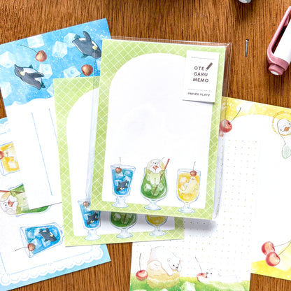 NATSUNOKA / Memo Pad - Animal Soda