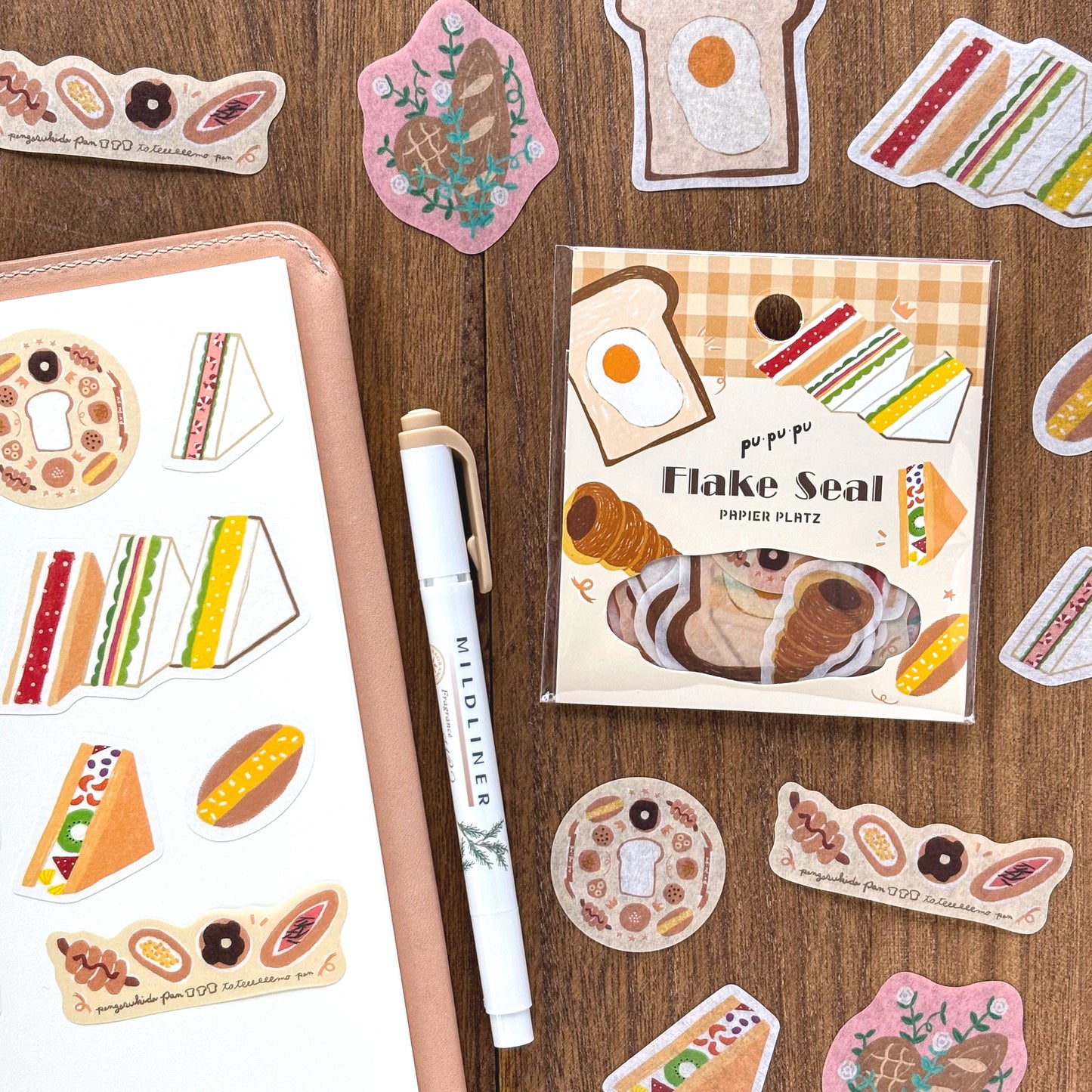 PUPUPU / Flake Stickers - Sandwich