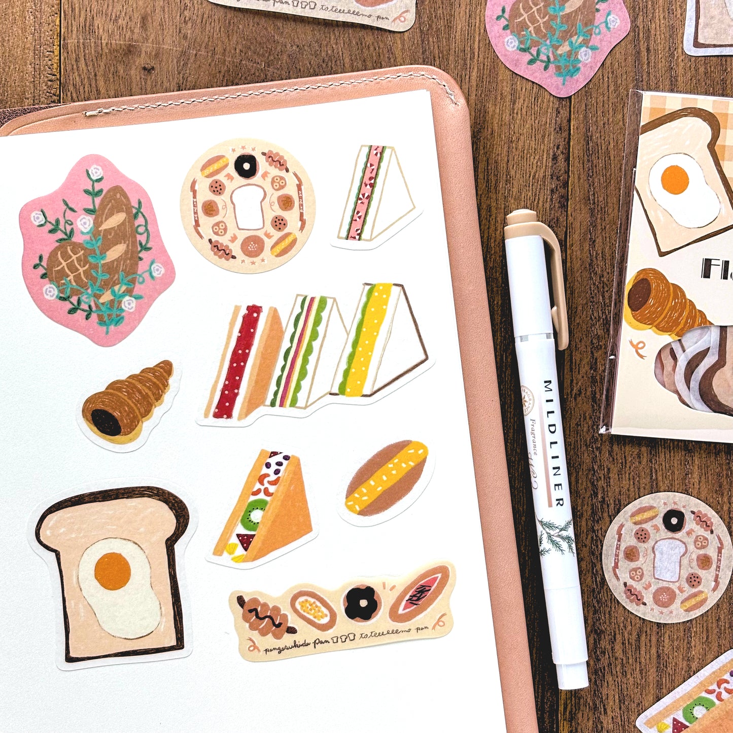 PUPUPU / Flake Stickers - Sandwich