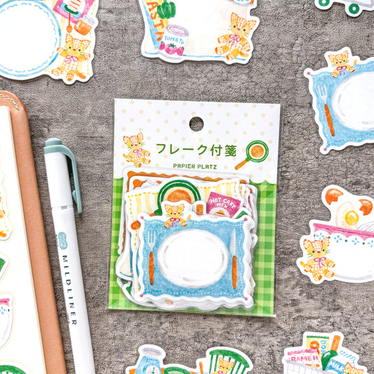 Waka Nakauchi / Flake Sticky Note - Cat's Kitchen