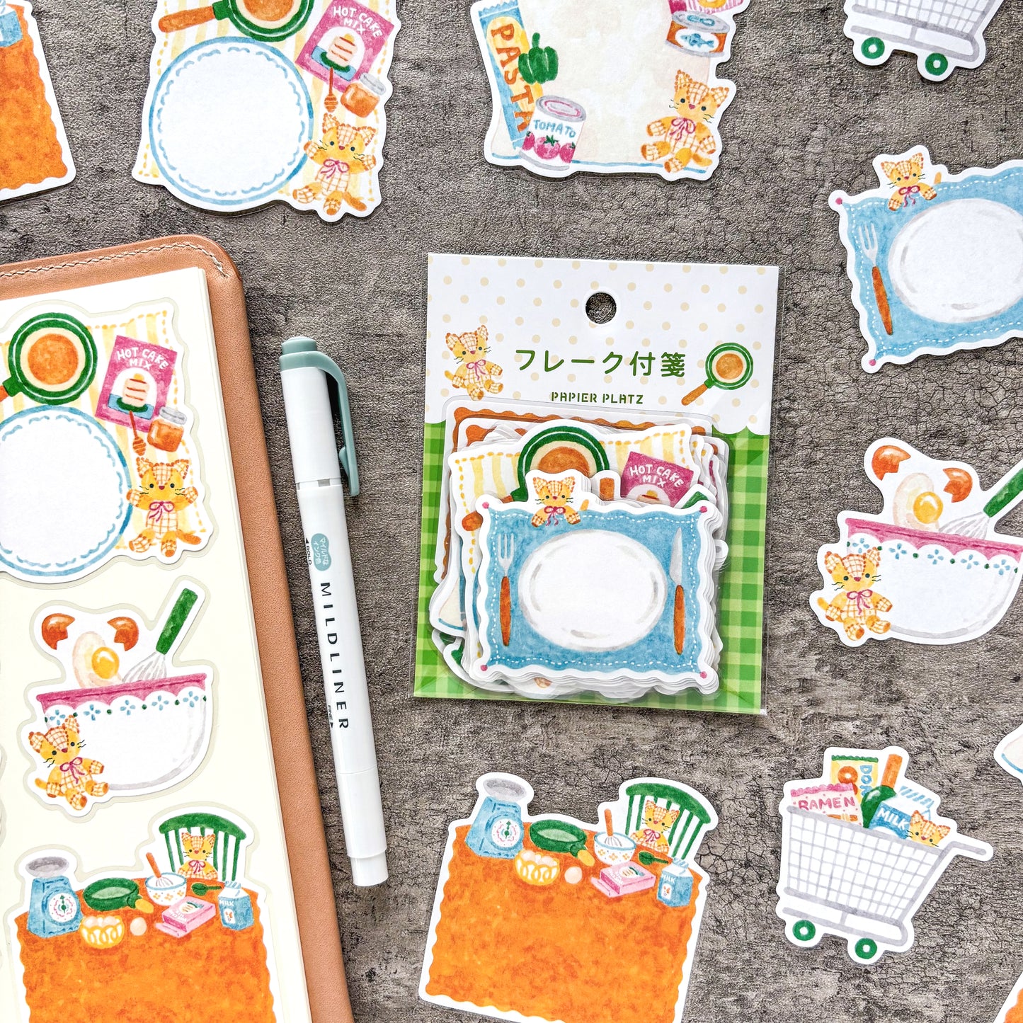 Waka Nakauchi / Flake Sticky Note - Cat's Kitchen