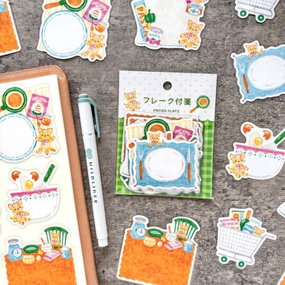 Waka Nakauchi / Flake Sticky Note - Cat's Kitchen