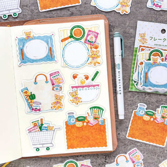 Waka Nakauchi / Flake Sticky Note - Cat's Kitchen