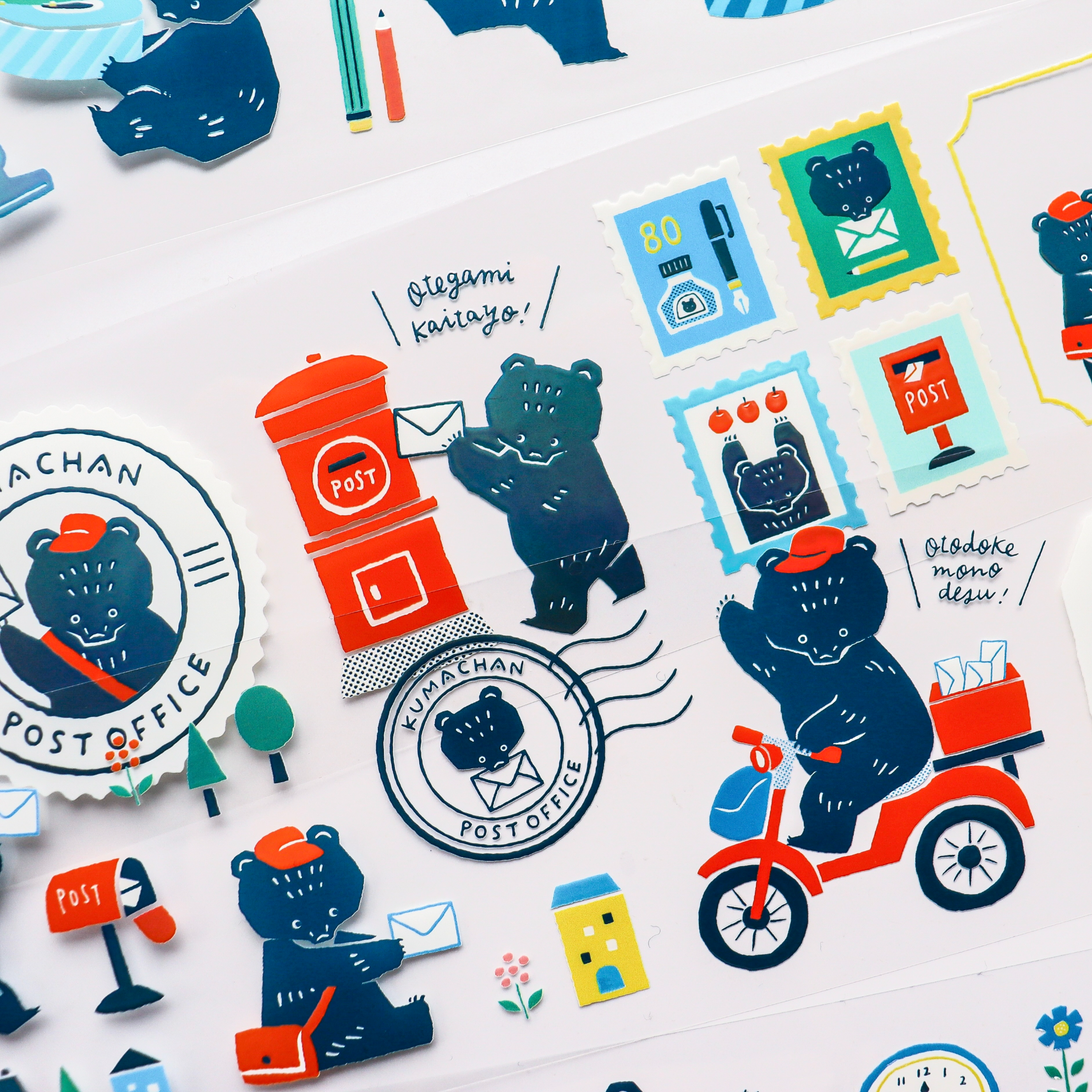 Mokuji / Foil-stamped Clear Roll Stickers