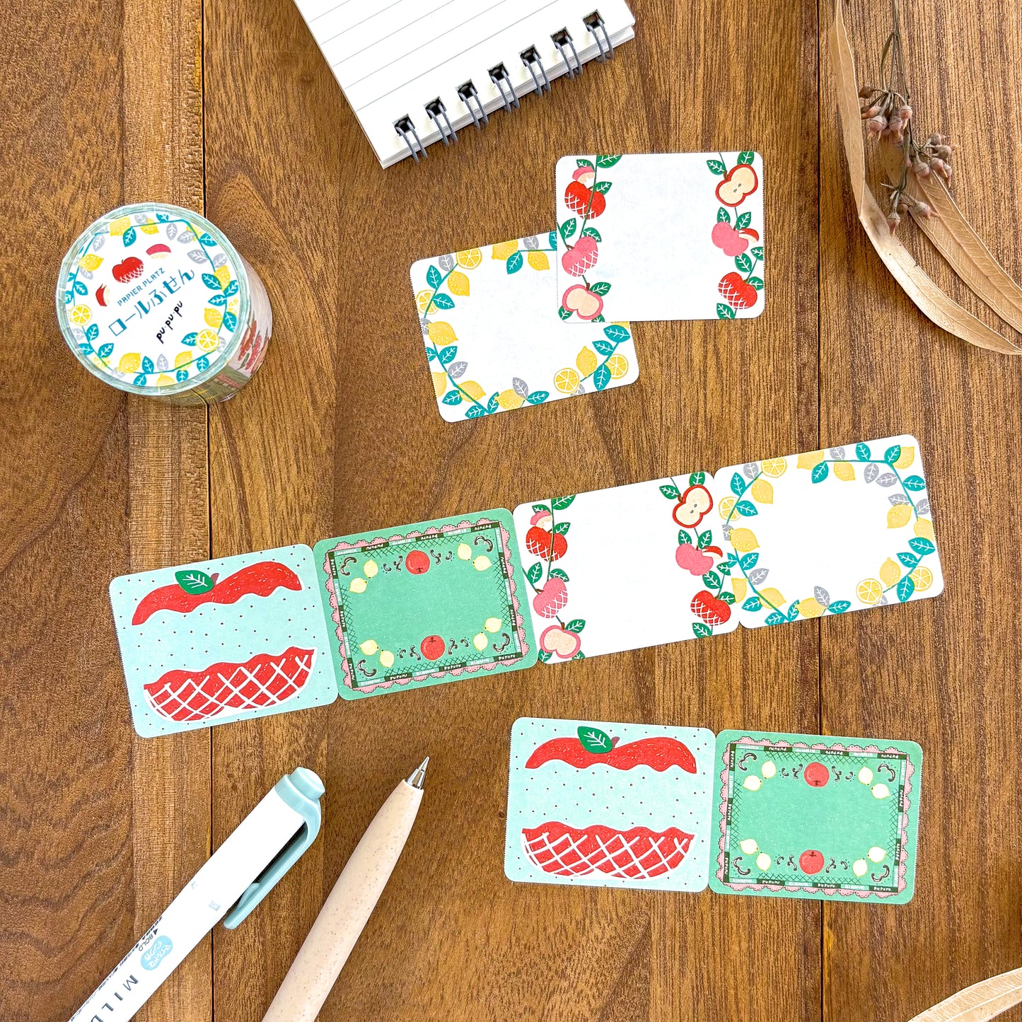 PUPUPU / Roll Sticky Note - Fruits