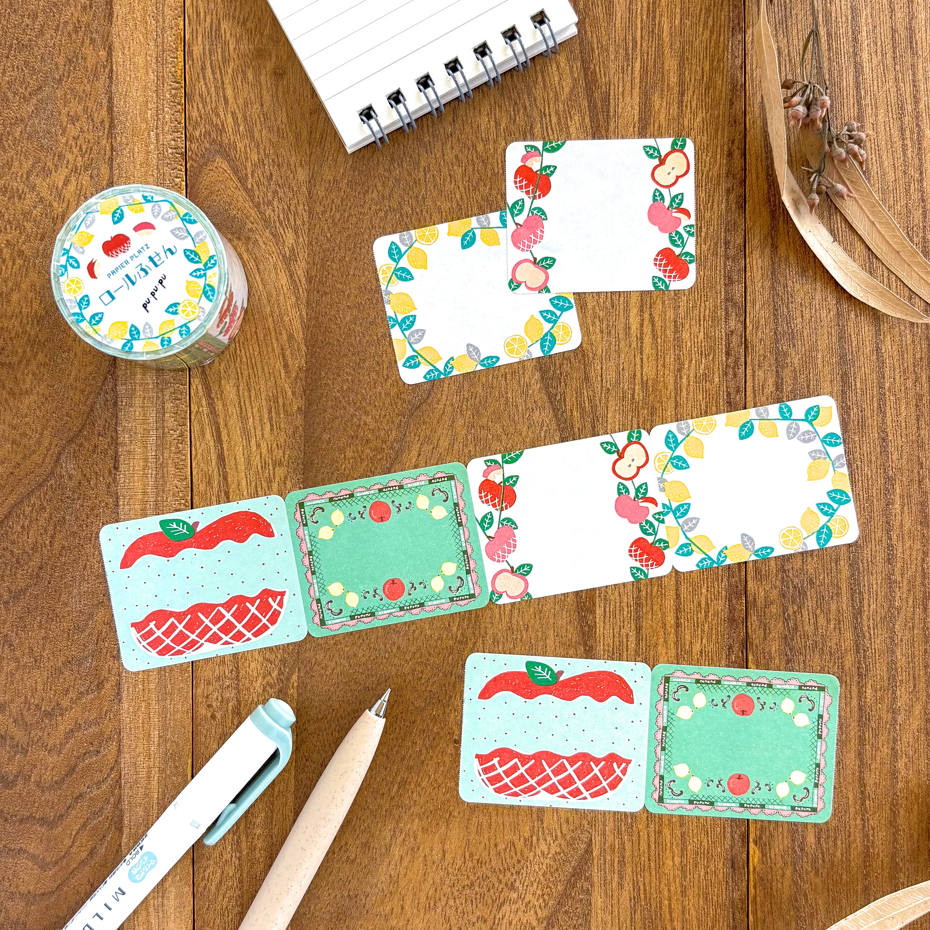 PUPUPU / Roll Sticky Note - Fruits