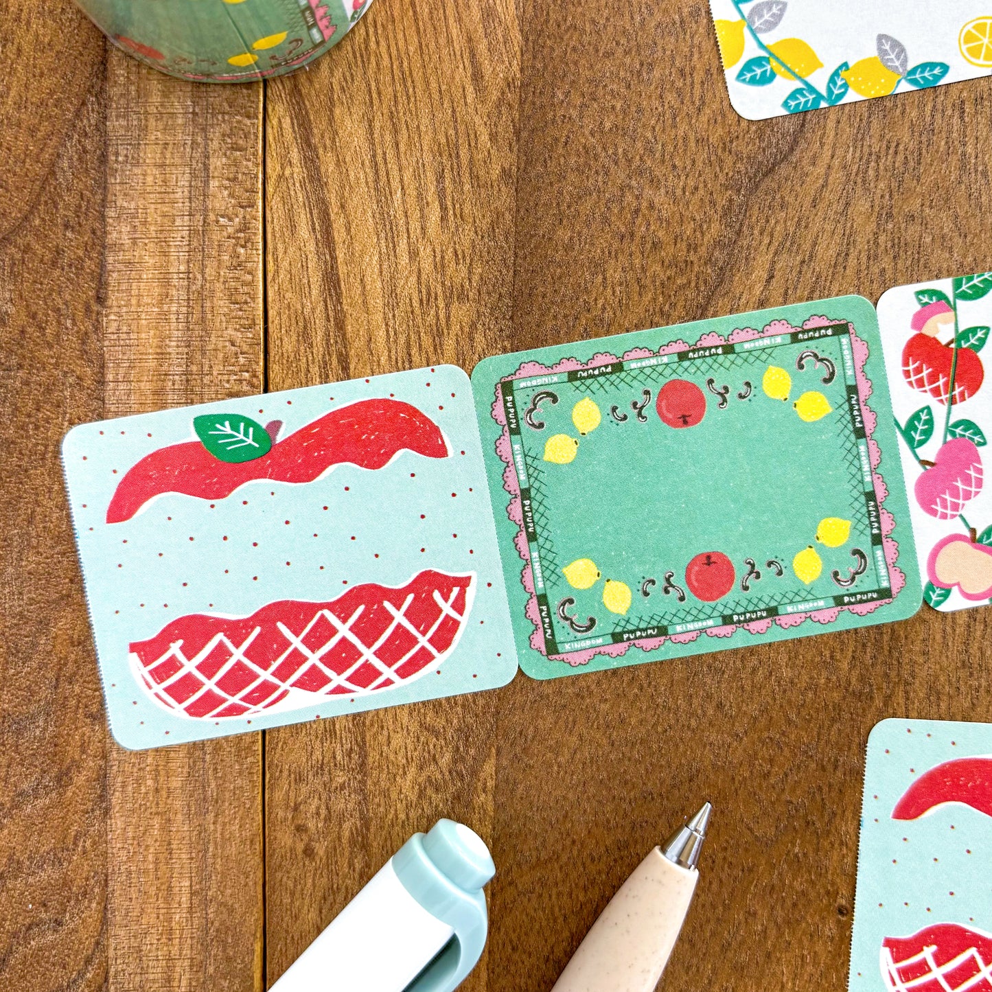 PUPUPU / Roll Sticky Note - Fruits
