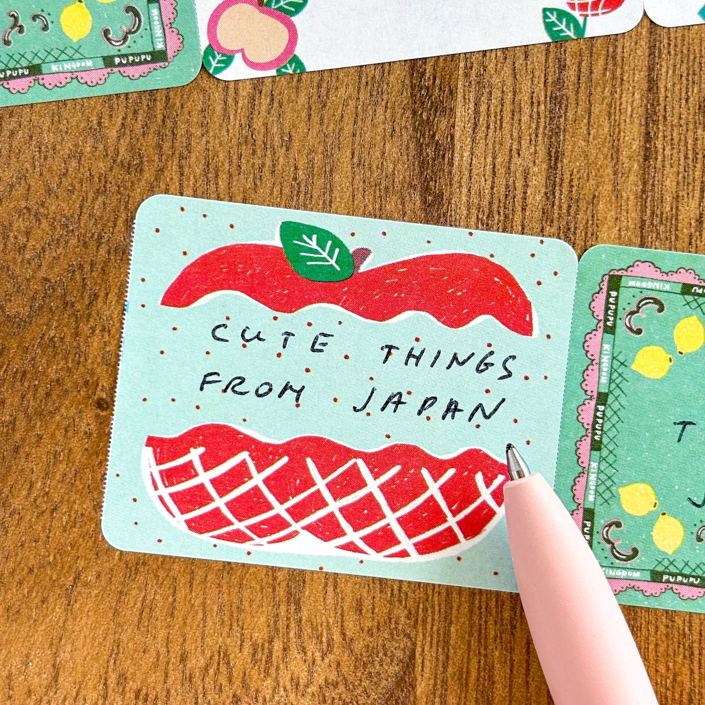 PUPUPU / Roll Sticky Note - Fruits