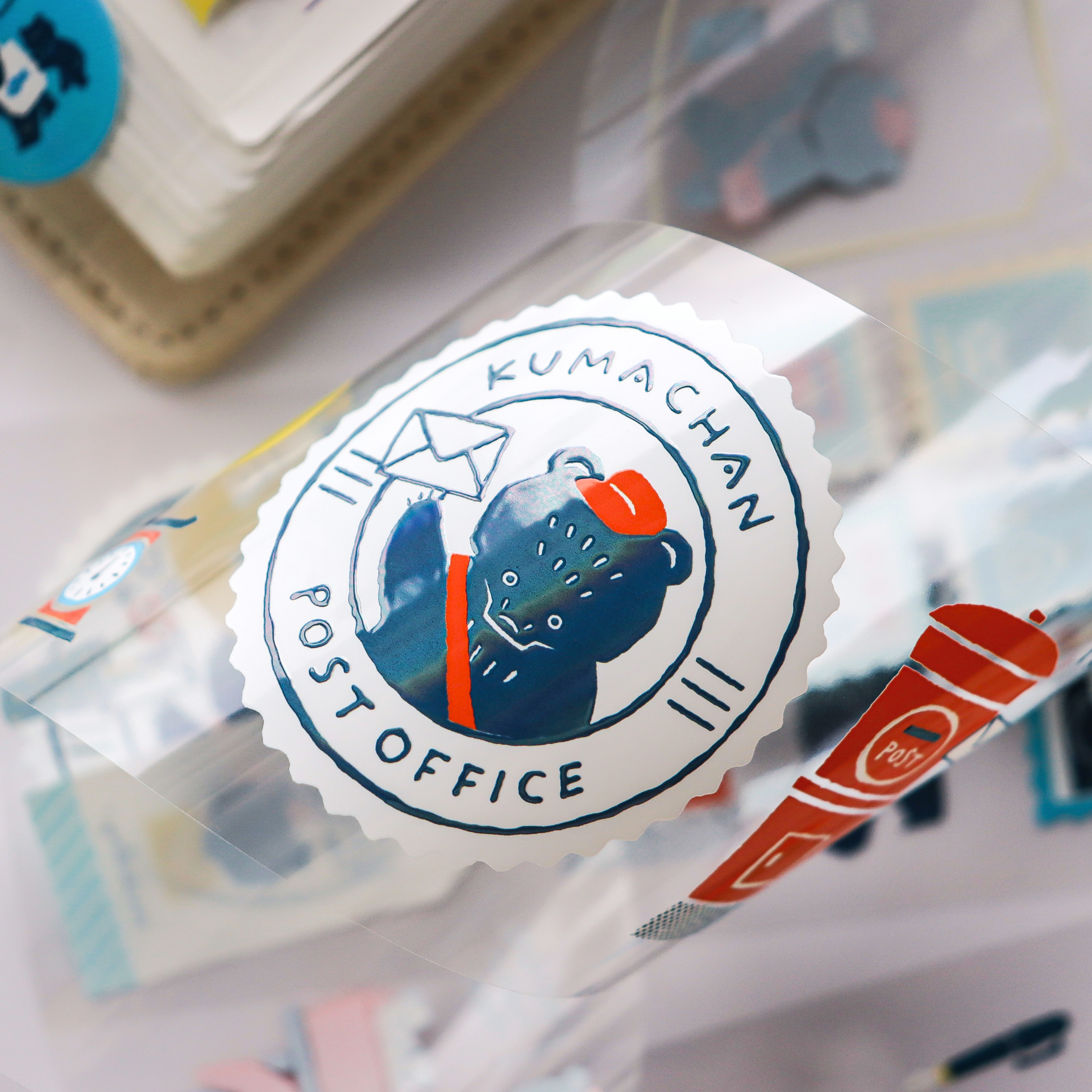 Mokuji / Foil-stamped Clear Roll Stickers